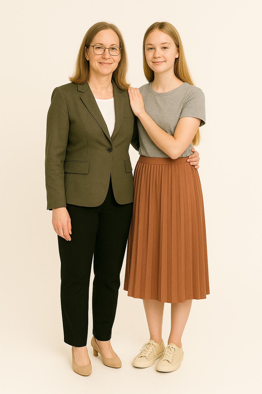 Mother Daughter Pose 2